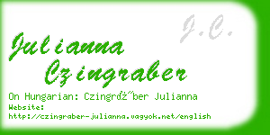 julianna czingraber business card